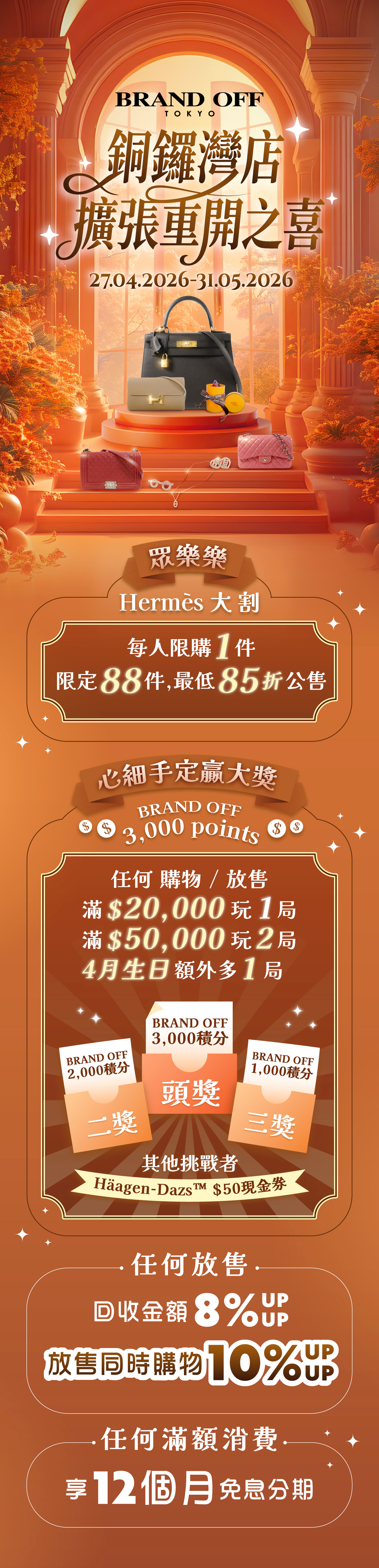 銅鑼灣店煥新啟幕，盛裝開業